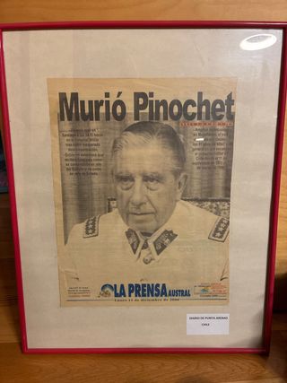 Portada Diario de Punta Arenas: Murió Pinochet