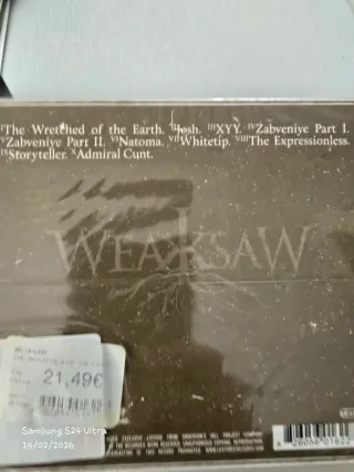 WEAKSAW - The Wretched of the Earth CD