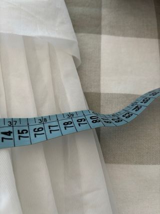 Can can blanco niña talla única,