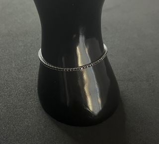 Pulsera Plata 925 Circonitas Negras