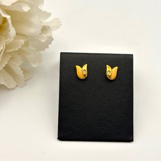 Pendientes de oro 18kt con diamantes