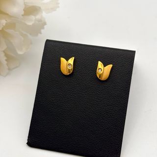 Pendientes de oro 18kt con diamantes