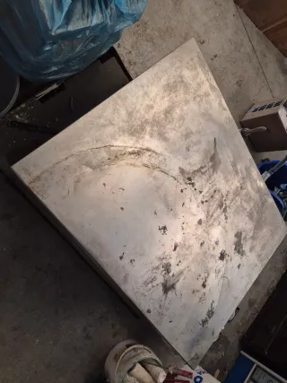 Mesa - altillo de aluminio