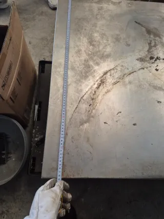 Mesa - altillo de aluminio