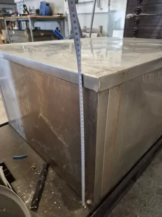 Mesa - altillo de aluminio