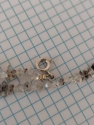 Collar de diamantes herkimer