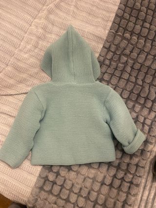 Chaqueta punto verde 24 meses