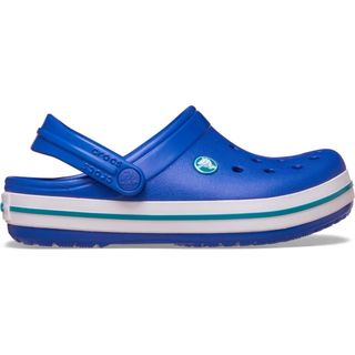 Crocs niño azul y blanco