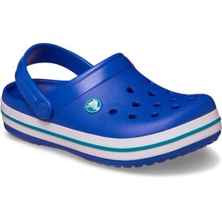 Crocs niño azul y blanco