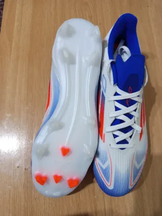 Adidas F50 Botas Fútbol Azul/Blanco