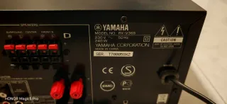 Amplificador 5.1 Yamaha RX-V365 Negro y altavoces