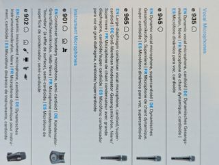 Bundle 3 Microfónos dinámicos cardioides y superc.