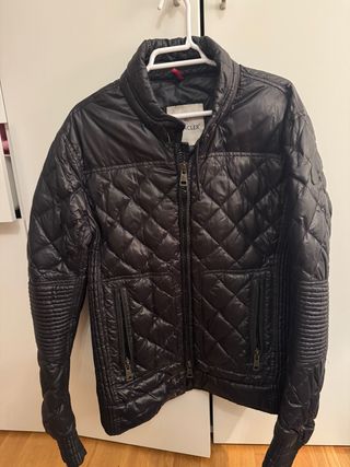Cazadora Moncler Negra Hombre