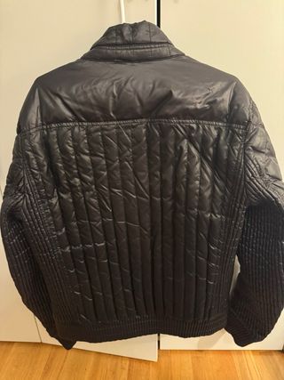 Cazadora Moncler Negra Hombre