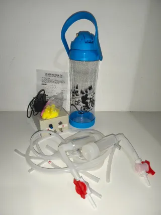 Máquina de ordeño eléctrica portátil