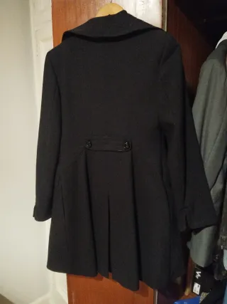 Americana larga negra gordita