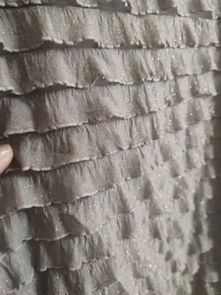 Vestido con volantes de fiesta Talla S