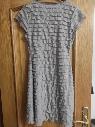 Vestido con volantes de fiesta Talla S