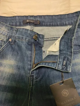Pantalón vaquero MANBORA azul talla 31