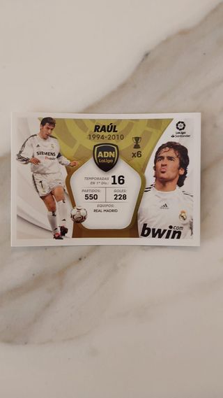 Cromo Raúl 2021-22 Panini Fútbol