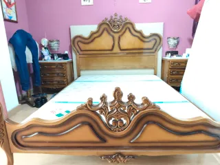 Cama tapiflex con colchón y patas reforzadas