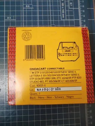 Cartuchos Olivetti QUICKCART FABRIC CWP I