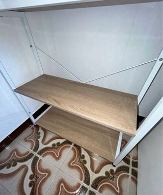 Mesa escritorio madera esquinero L