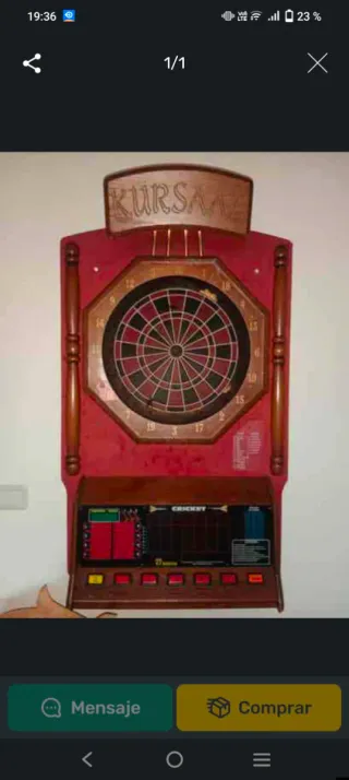 Máquina de dardos electrónica Kursal K7