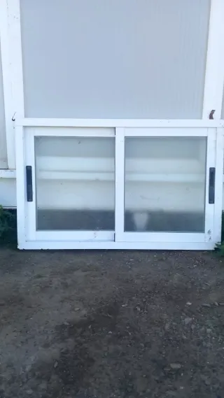 2 Ventanas correderas aluminio