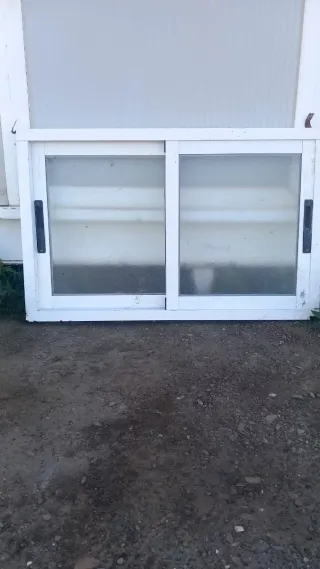 2 Ventanas correderas aluminio