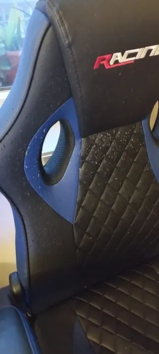 Silla Gaming Racing Negra y Azul