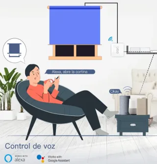 Interruptor MOES Wifi Persiana 2.5D NUEVO