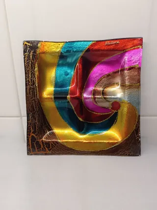 Bandeja Mallorca Vidro 20cm Nova