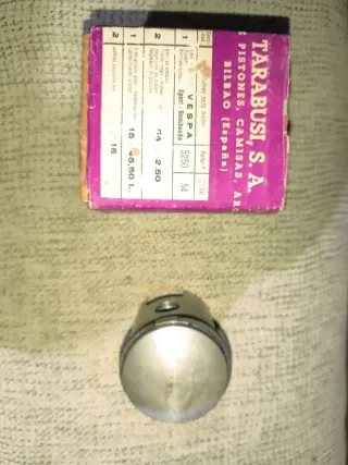 Pistón Vespa 125 sport bombeada 54 mm