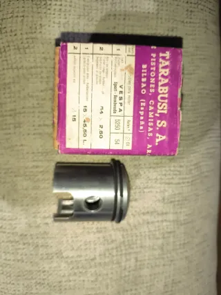 Pistón Vespa 125 sport bombeada 54 mm