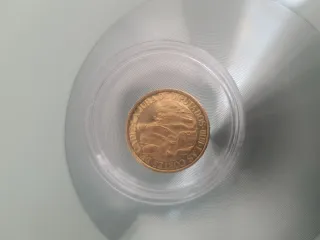 Moneda de Oro 23/24k Constitución 1812