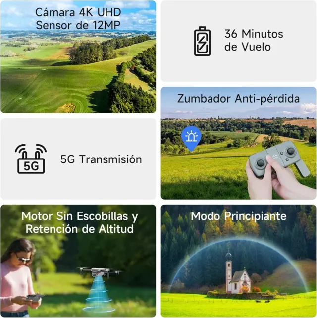 Ameta s20 Lite Drone con Camara 4K