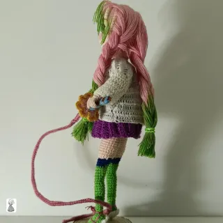 Mitsuri kanroji de Kimetsu no Yaiba, hecha a mano