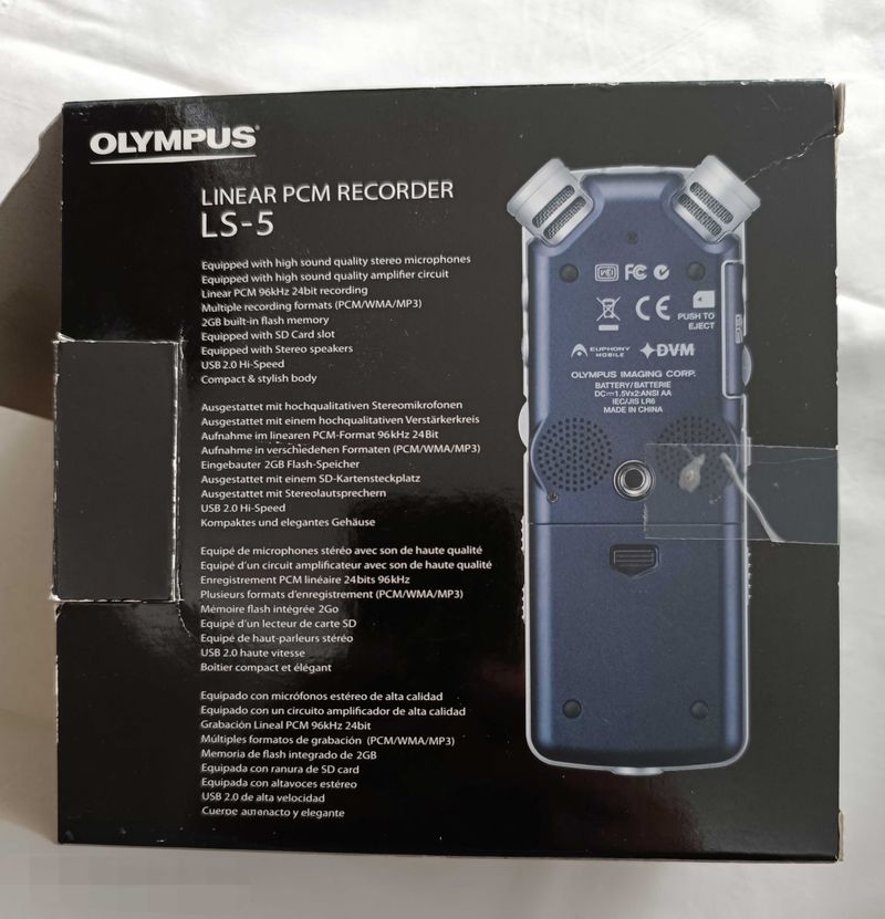 Grabadora Digital Olympus LS-5 afbeelding 9