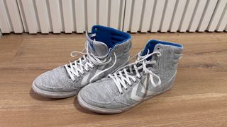 Zapatillas Hummel Stadil High Grises y Azules