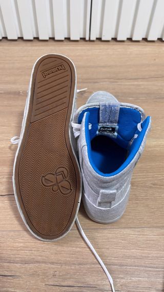Zapatillas Hummel Stadil High Grises y Azules
