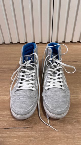 Zapatillas Hummel Stadil High Grises y Azules