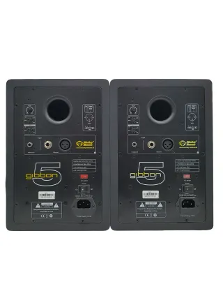 Monkey Banana Gibbon 5 Pareja Altavoces Negros