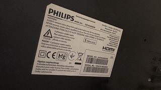 Televisión Philips Negra