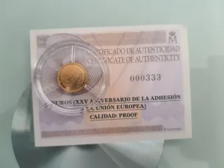 4 Monedas Oro 24k Certificado Autenticidad