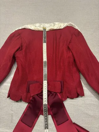 Corpiño Fallera Rojo Talla 10-12 Años