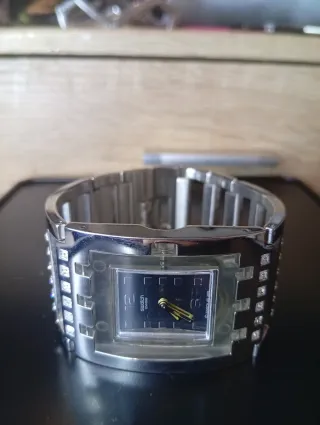 Reloj Swatch Pulsera Plata