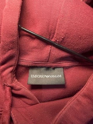 Sudadera Emporio Armani Roja