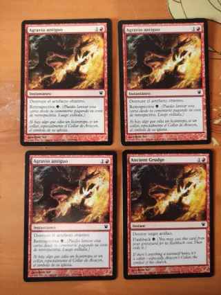 Mtg Agravio antiguo x4