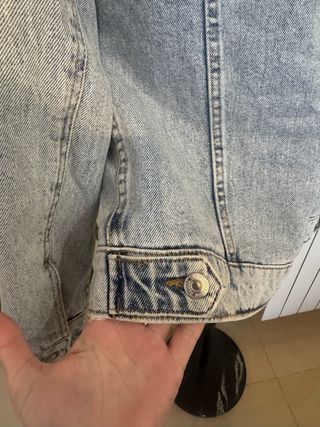 Chaqueta vaquera forrada Bershka